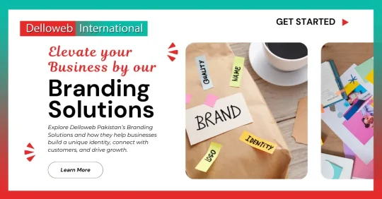 Visual representation of Delloweb Pakistan's branding solutions, emphasizing unique approaches to brand development and strategy.