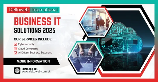 A visual representation of business IT solutions in 2025, highlighting advancements in technology and efficiency.