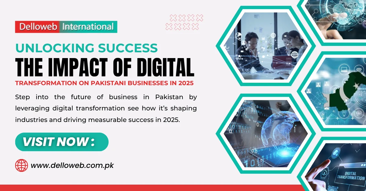 Digital Transformation is Powering Pakistani Businesses in 2025 by Delloweb Pakistan